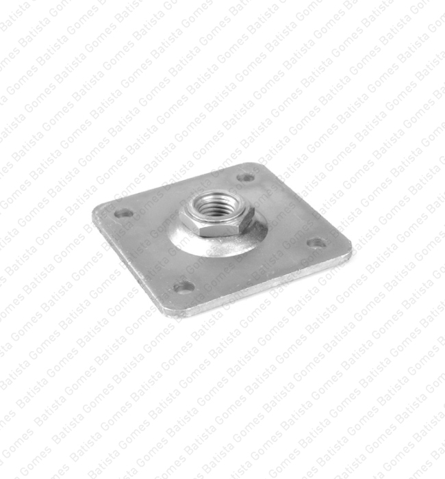 Placa para dobradi�as regul�veis - A�O